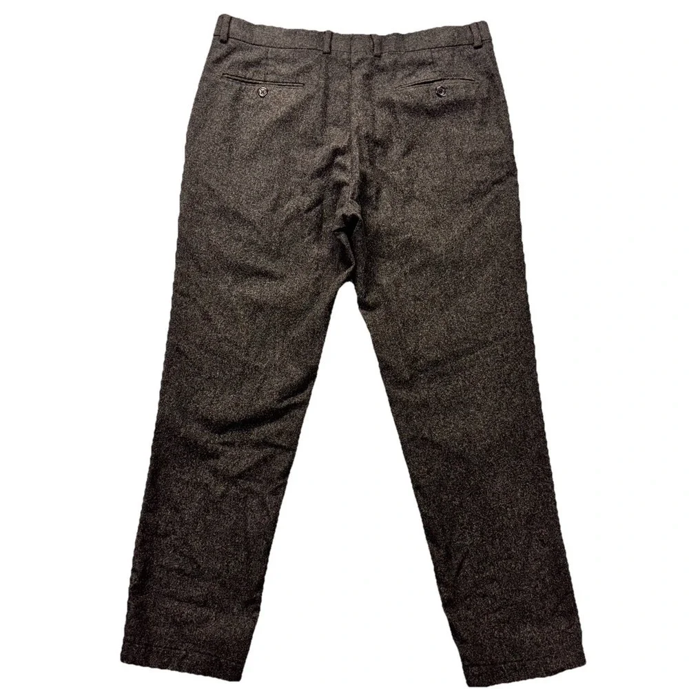 Polo Ralph Lauren‎ Dress Pant Mens 36x30 100% Merino Wool Gray Made in Italy